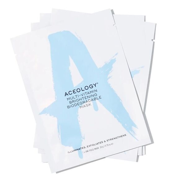 Aceology Multi-Vitamin Brightening Biodegradable Masks - Picture 2 of 3